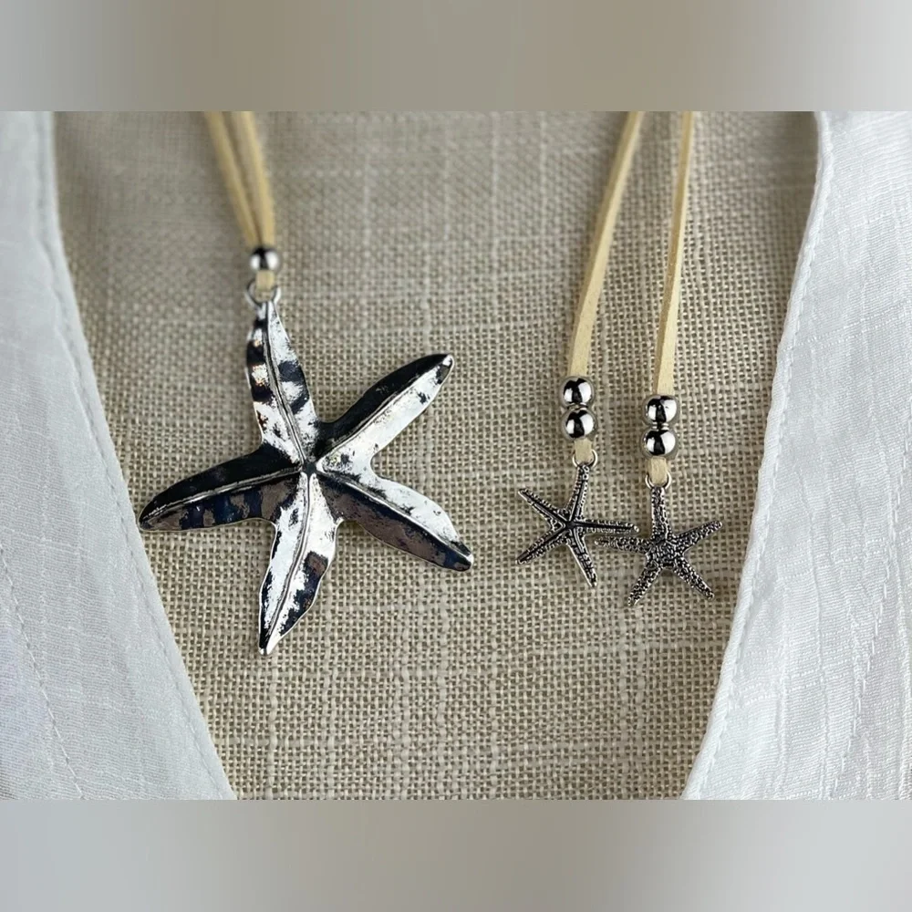 Bohemian Starfish Pendant Necklace - Picture 5 of 6